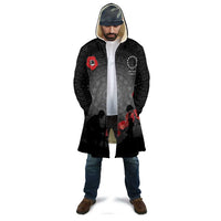 Cook Islands ANZAC Day Cloak Soldier Silhouette Remembrance