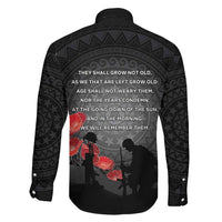 Cook Islands ANZAC Day Family Matching Puletasi and Hawaiian Shirt Soldier Silhouette Remembrance