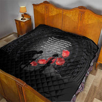 Cook Islands ANZAC Day Quilt Soldier Silhouette Remembrance