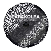 Hawaii Papakolea Born And Raised Spare Tire Cover Hawaiian Tribal Pattern
