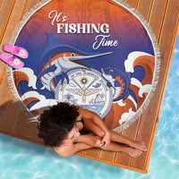 Marshall Islands Fishermen's Day Beach Blanket It's Fishing Time LT05 - Polynesian Pride