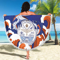 Marshall Islands Fishermen's Day Beach Blanket It's Fishing Time LT05 - Polynesian Pride