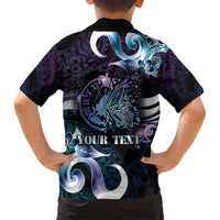 Personalised Polynesia Suicide Prevention Awareness Family Matching Long Sleeve Bodycon Dress and Hawaiian Shirt No Story Should End Too Soon LT05 - Polynesian Pride