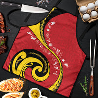 Papua New Guinea Independence Apron Special Style Red Version LT05 Red - Polynesian Pride