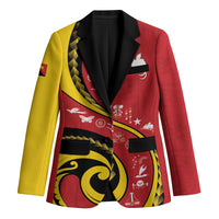 Papua New Guinea Independence Blazer Special Style Red Version LT05 Unisex Red - Polynesian Pride