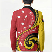 Papua New Guinea Independence Blazer Special Style Red Version LT05 - Polynesian Pride