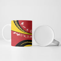 Papua New Guinea Independence Ceramic Mug Special Style Red Version LT05 - Polynesian Pride