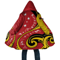 Papua New Guinea Independence Cloak Special Style Red Version LT05 Unisex Red - Polynesian Pride