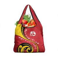 Papua New Guinea Independence Grocery Bag Special Style Red Version LT05 1-pack One Size Red - Polynesian Pride