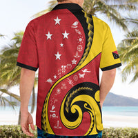 Papua New Guinea Independence Hawaiian Shirt Special Style Red Version LT05 - Polynesian Pride