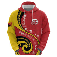 Papua New Guinea Independence Hoodie Special Style Red Version LT05 - Polynesian Pride