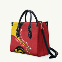 Papua New Guinea Independence Leather Bag Special Style Red Version LT05 Red - Polynesian Pride