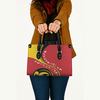 Papua New Guinea Independence Leather Bag Special Style Red Version LT05 - Polynesian Pride