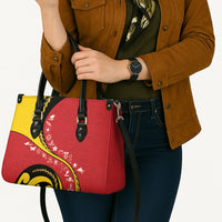 Papua New Guinea Independence Leather Bag Special Style Red Version LT05 - Polynesian Pride