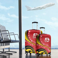 Papua New Guinea Independence Luggage Cover Special Style Red Version LT05 - Polynesian Pride