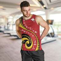 Papua New Guinea Independence Men Tank Top Special Style Red Version LT05 Red - Polynesian Pride