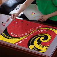 Papua New Guinea Independence Puzzle Special Style Red Version LT05 - Polynesian Pride