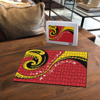 Papua New Guinea Independence Puzzle Special Style Red Version LT05 - Polynesian Pride