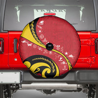 Papua New Guinea Independence Spare Tire Cover Special Style Red Version LT05 - Polynesian Pride