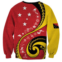 Papua New Guinea Independence Sweatshirt Special Style Red Version LT05 - Polynesian Pride