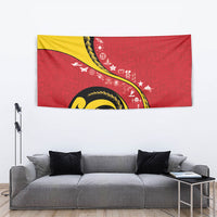 Papua New Guinea Independence Tapestry Special Style Red Version LT05 - Polynesian Pride