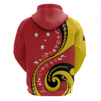 Papua New Guinea Independence Zip Hoodie Special Style Red Version LT05 - Polynesian Pride