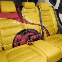Papua New Guinea Independence Back Car Seat Cover Special Style Yellow Version LT05 - Polynesian Pride