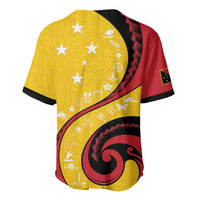 Papua New Guinea Independence Baseball Jersey Special Style Yellow Version LT05 - Polynesian Pride