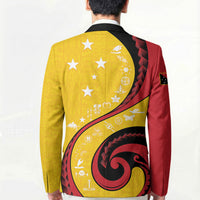 Papua New Guinea Independence Blazer Special Style Yellow Version LT05 - Polynesian Pride