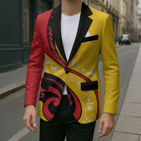 Papua New Guinea Independence Blazer Special Style Yellow Version LT05 - Polynesian Pride