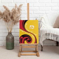 Papua New Guinea Independence Canvas Wall Art Special Style Yellow Version LT05 - Polynesian Pride