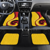 Papua New Guinea Independence Car Mats Special Style Yellow Version LT05 Set 4pcs Yellow - Polynesian Pride