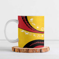 Papua New Guinea Independence Ceramic Mug Special Style Yellow Version LT05 Yellow - Polynesian Pride