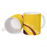 Papua New Guinea Independence Ceramic Mug Special Style Yellow Version LT05 - Polynesian Pride