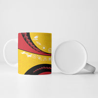 Papua New Guinea Independence Ceramic Mug Special Style Yellow Version LT05 - Polynesian Pride