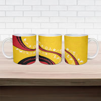 Papua New Guinea Independence Ceramic Mug Special Style Yellow Version LT05 - Polynesian Pride