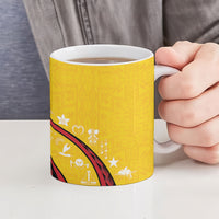 Papua New Guinea Independence Ceramic Mug Special Style Yellow Version LT05 - Polynesian Pride