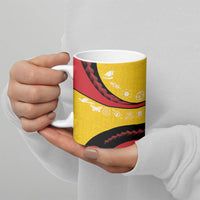 Papua New Guinea Independence Ceramic Mug Special Style Yellow Version LT05 - Polynesian Pride