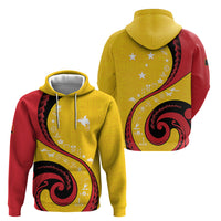 Papua New Guinea Independence Hoodie Special Style Yellow Version LT05 - Polynesian Pride