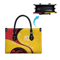 Papua New Guinea Independence Leather Bag Special Style Yellow Version LT05 - Polynesian Pride