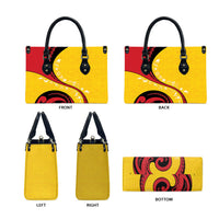 Papua New Guinea Independence Leather Bag Special Style Yellow Version LT05 - Polynesian Pride