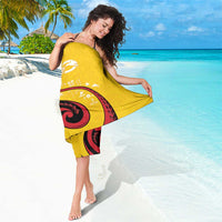 Papua New Guinea Independence Sarong Special Style Yellow Version LT05 - Polynesian Pride