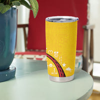 Papua New Guinea Independence Tumbler Cup Special Style Yellow Version LT05 - Polynesian Pride