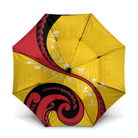 Papua New Guinea Independence Umbrella Special Style Yellow Version LT05 One Size Folded 11.42 inch Opened Diameter 37.4 inch Yellow - Polynesian Pride
