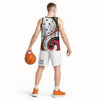 Papua New Guinea Independence Basketball Jersey Special Style White Version LT05 - Polynesian Pride