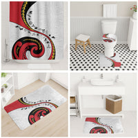 Papua New Guinea Independence Bathroom Set Special Style White Version LT05 - Polynesian Pride