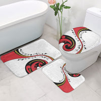 Papua New Guinea Independence Bathroom Set Special Style White Version LT05 - Polynesian Pride