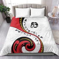 Papua New Guinea Independence Bedding Set Special Style White Version LT05 - Polynesian Pride