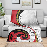 Papua New Guinea Independence Blanket Special Style White Version LT05 - Polynesian Pride