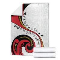 Papua New Guinea Independence Blanket Special Style White Version LT05 - Polynesian Pride
